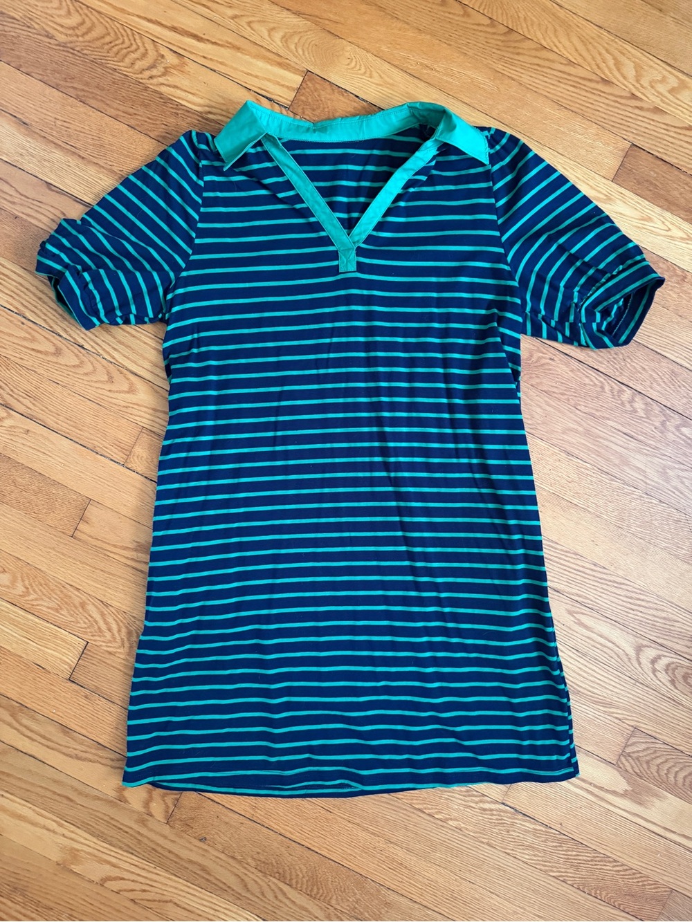 Imily Bela Polo Dress, puff sleeves - sz large
